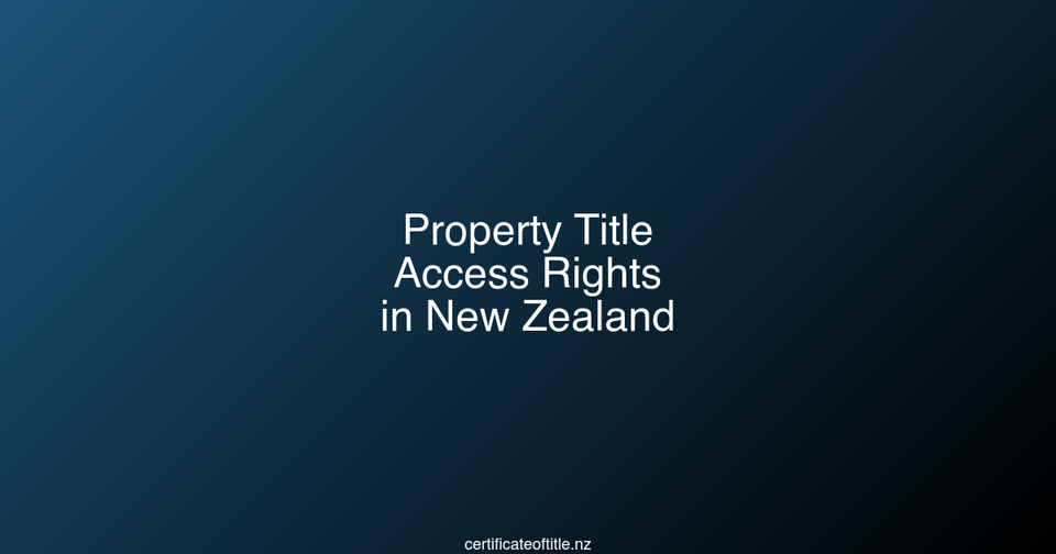 New Zealand suburban property showing driveway access and boundary lines