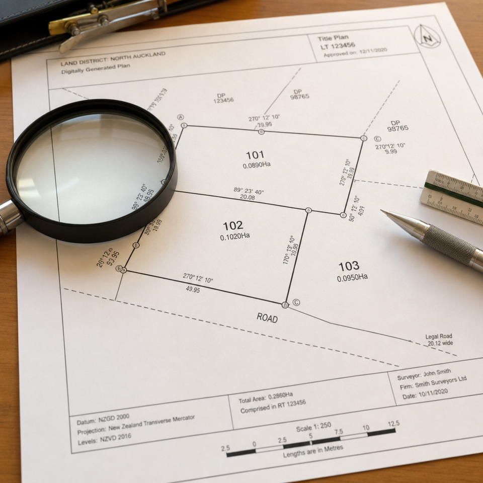 How to Read a Survey Plan in New Zealand: What Those Lines and Numbers Mean