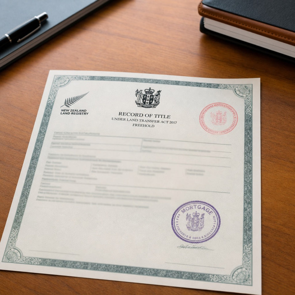 Understanding Mortgage Registrations on NZ Property Titles
