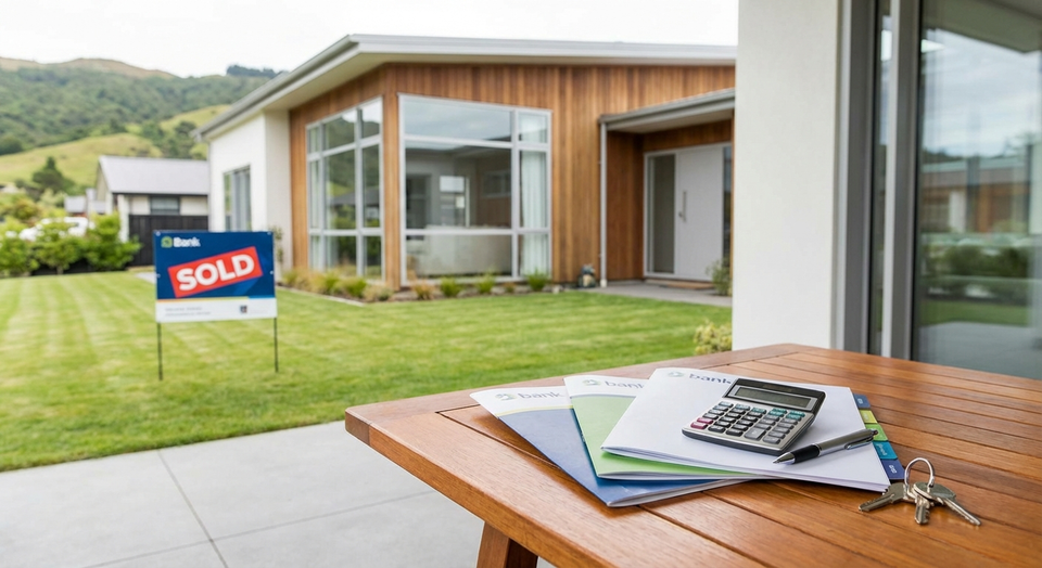 New Zealand property refinancing documents and house keys